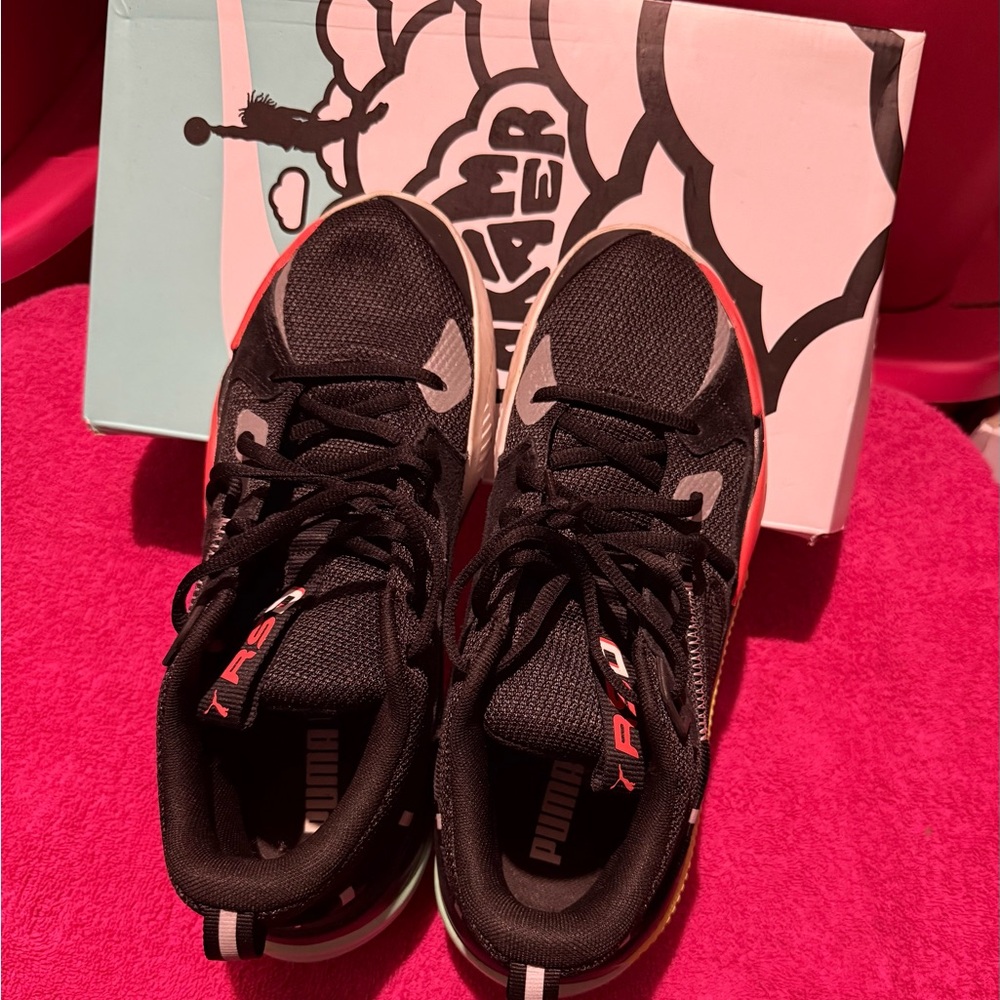 Puma Black Chunky Sole Sneakers